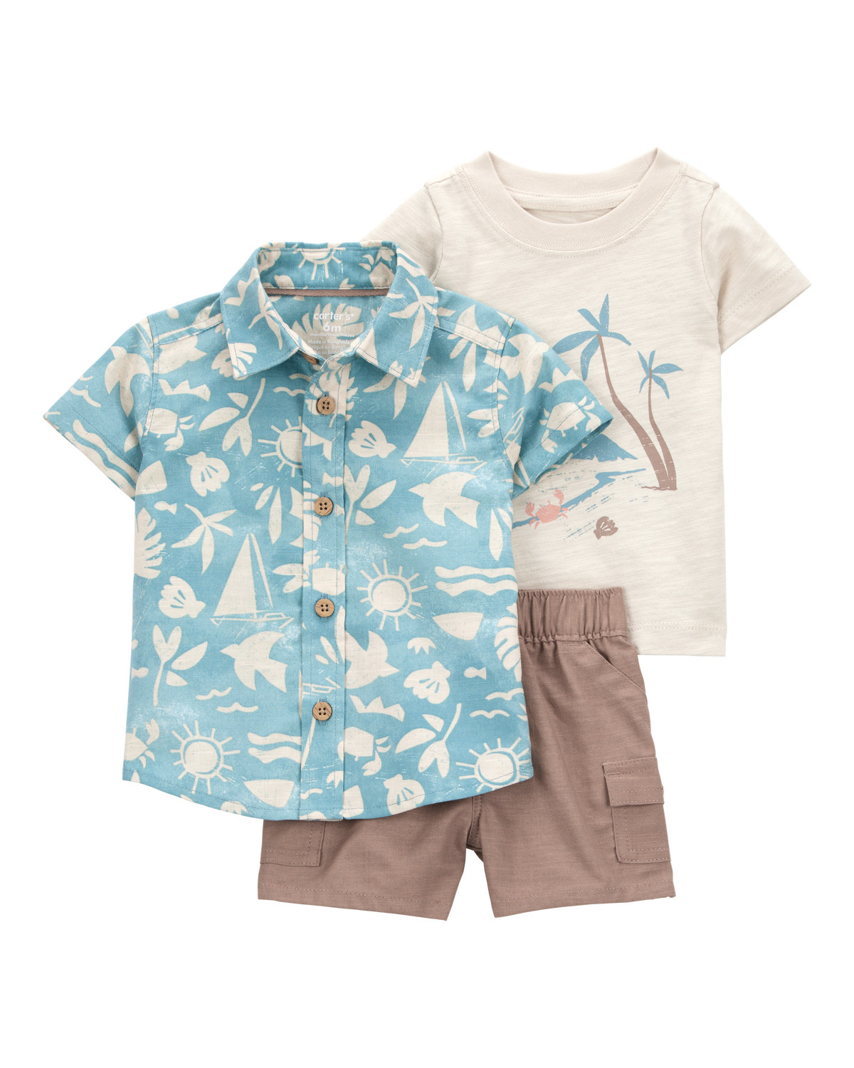Baby 3-Piece Beach Print Little Short Set - Carter's | Carter's | Carter's Inc