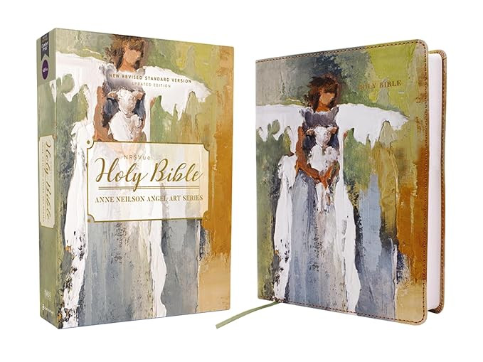 NRSVue, Holy Bible, Anne Neilson Angel Art Series, Leathersoft, Multi-Color, Comfort Print | Amazon (US)