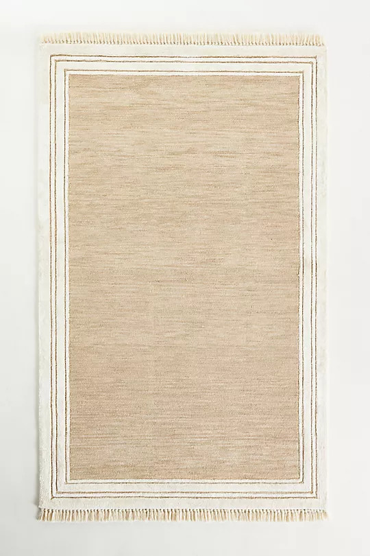 Hand Tufted Wool Blend Tassel Rug | Anthropologie (US)
