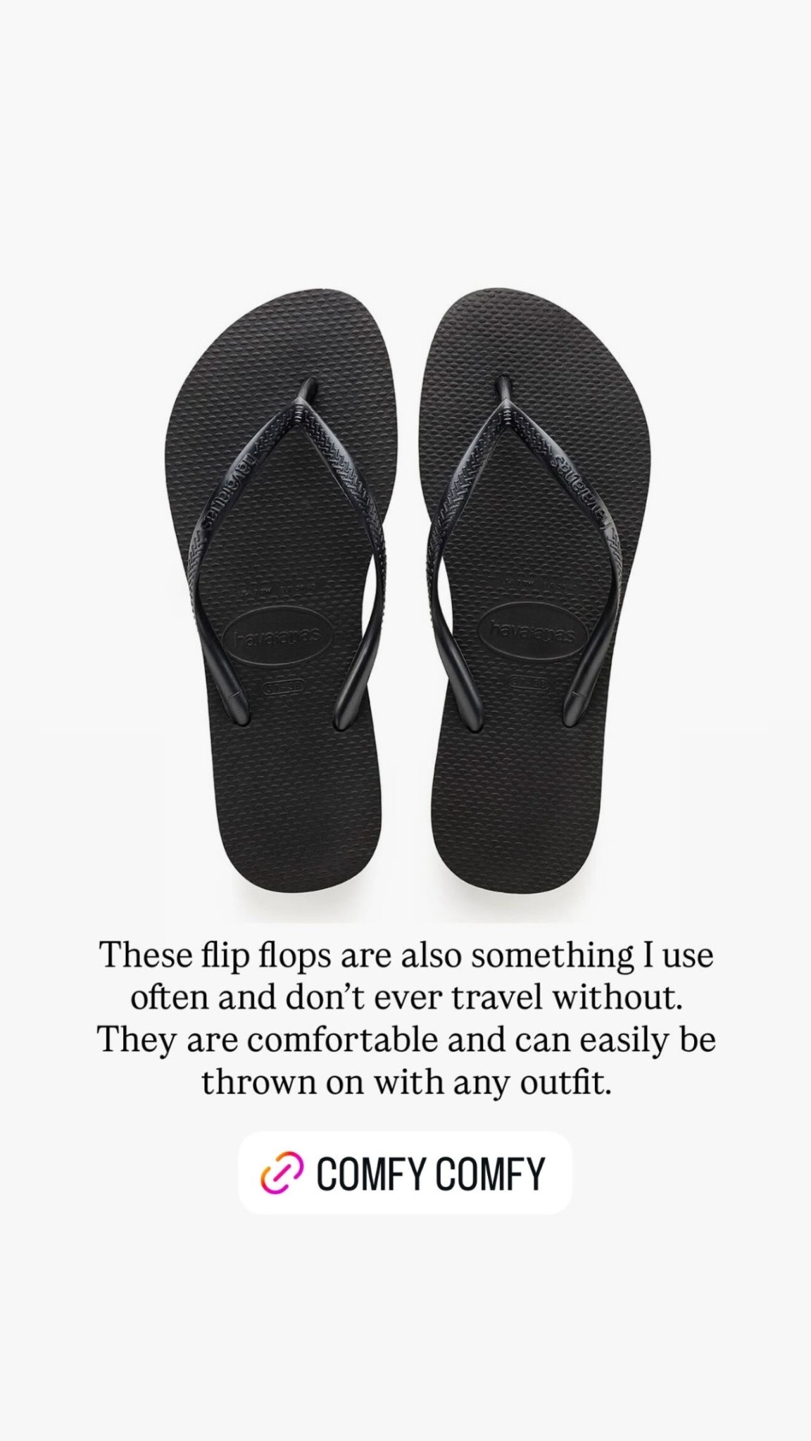 These flip flops are also something I use often and don't ever travel without.
They are comfortable and can easily be thrown on with any outfit.

#LTKootd #LTKgrwm #LTKTravel