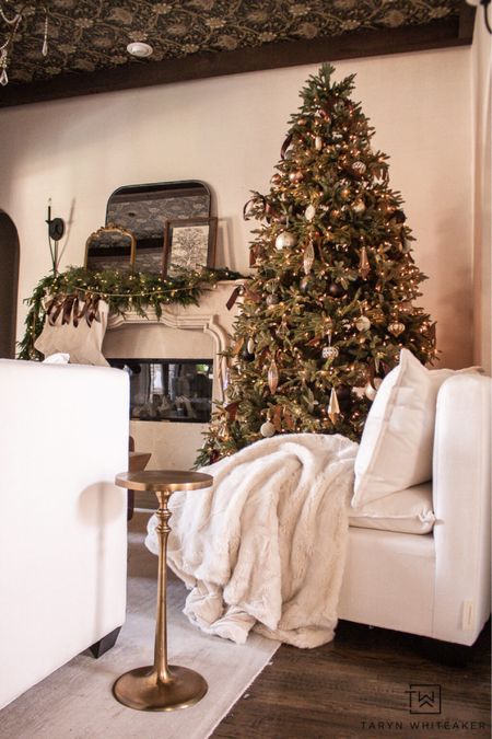 Chocolate brown and neutral Christmas tree decor. 

#LTKhome #LTKHoliday #LTKSeasonal