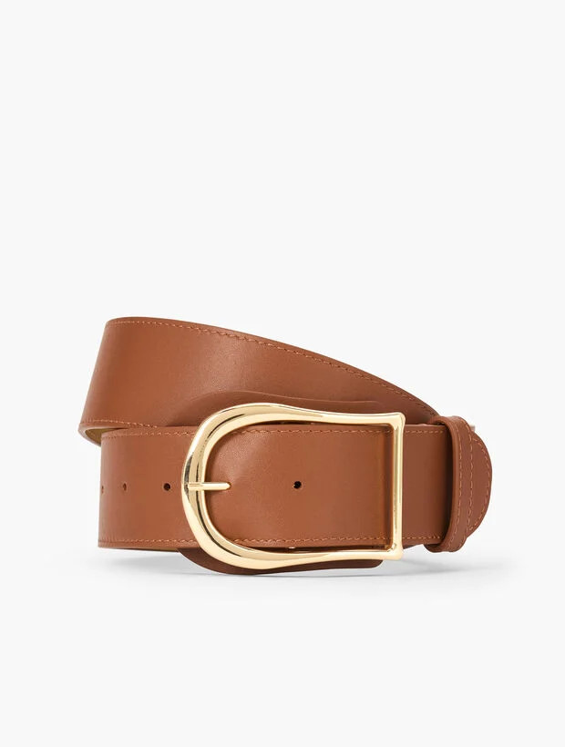 Equestrian Leather Belt | Talbots