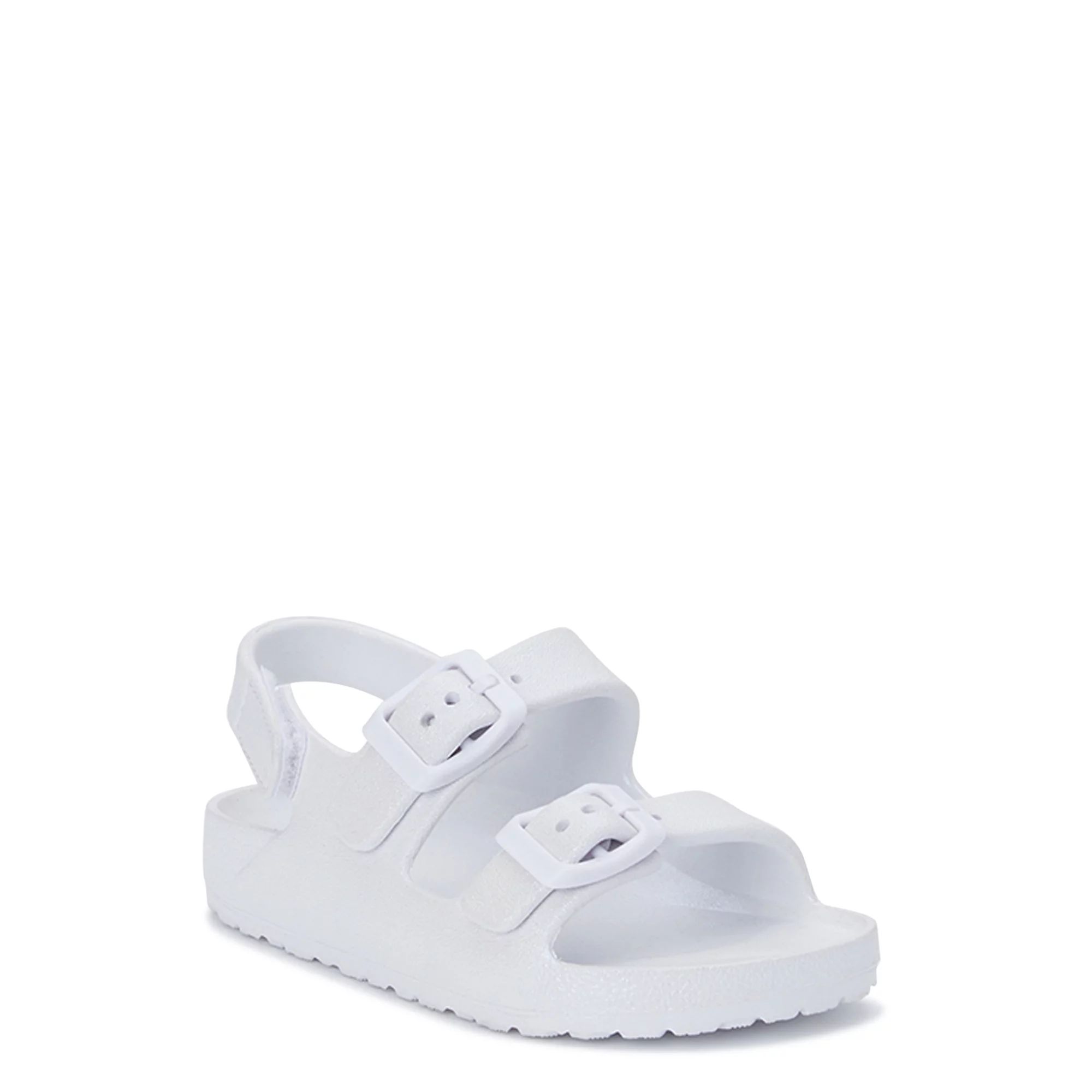 Wonder Nation Toddler Girls 2 Buckle EVA Sandal | Walmart (US)