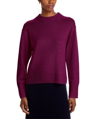 100% Cashmere Boxy Crewneck Sweater - Exclusive | Bloomingdale's (US)