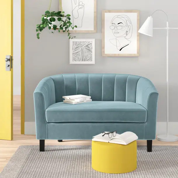 Ziaa 50'' Upholstered Loveseat | Wayfair North America