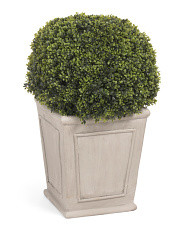 31in Uv Resistant Outdoor Safe Faux Topiary In Planter | Plants & Planters | Marshalls | Marshalls