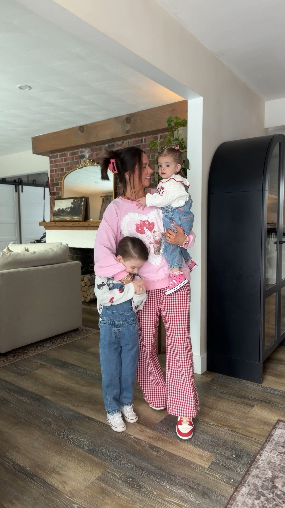 Last weeks Valentine’s Day outfits 💘 keep meaning to link them up for y’all!

Valentines, toddler overalls, heart sweater, heart converse, red gingham pants 

#LTKmomlife #LTKdayinmylife #LTKValentine