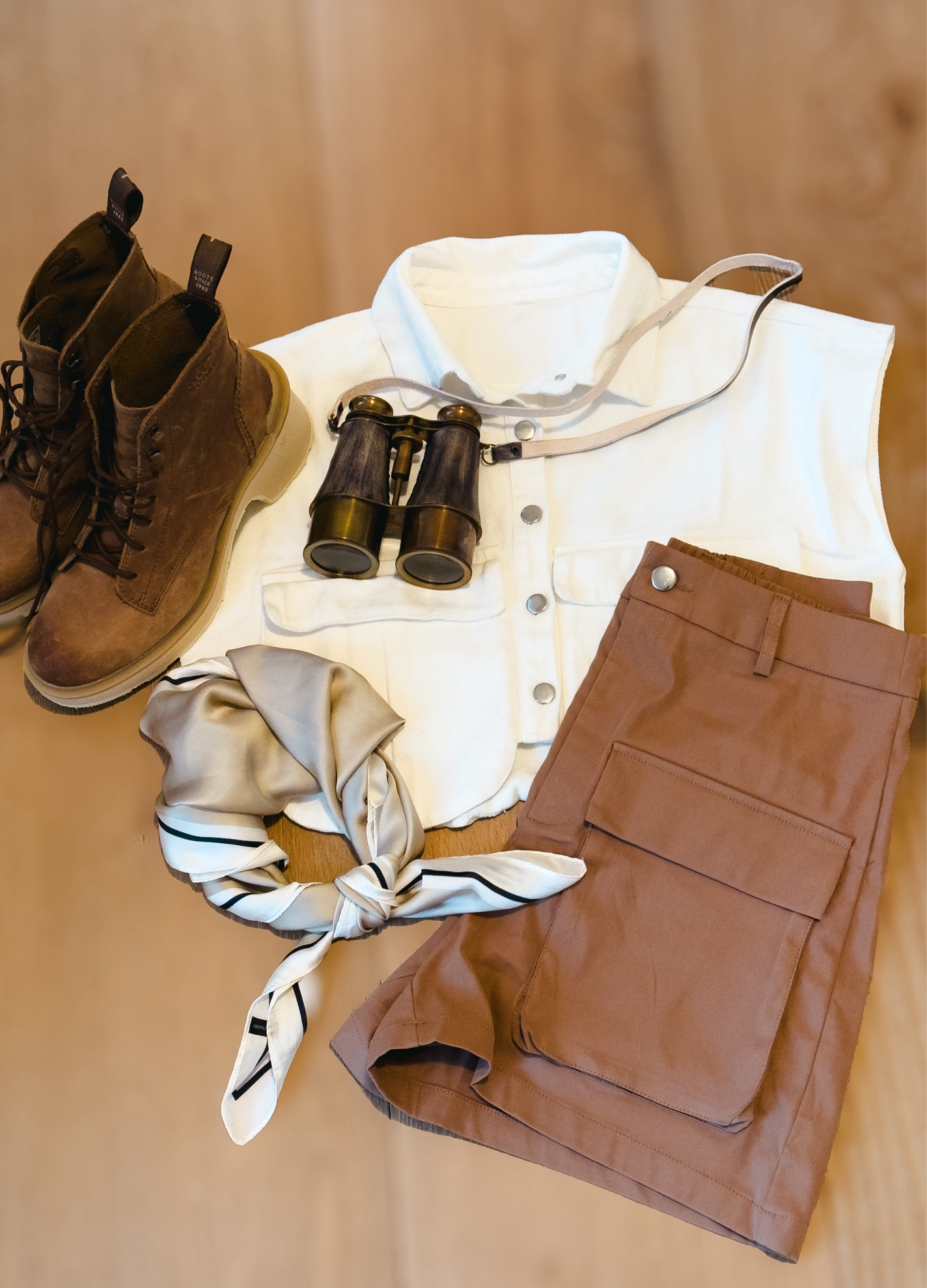 Currently packing for our upcoming Safari adventure but that’s not to say these looks can’t be in your fall wardrobe 🙌 

These SOREL boots are 🔥TTS 
Cargo shorts are back! TTS wearing a small 

This white cropped shirt is a light Jean material and very soft.  I love the cargo pock detail! TTS small 

#LTKStyleTip #LTKSeasonal #LTKTravel