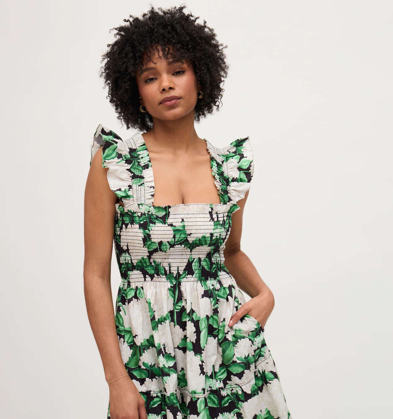 The Ellie Nap Dress - Night Bloom Cotton | Hill House Home