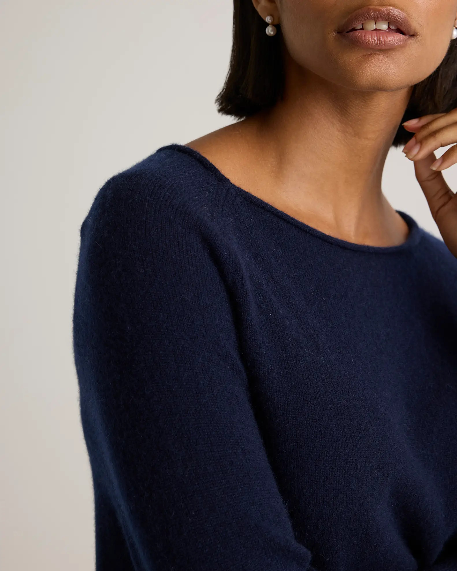 Mongolian Cashmere Boatneck Sweater | Quince
