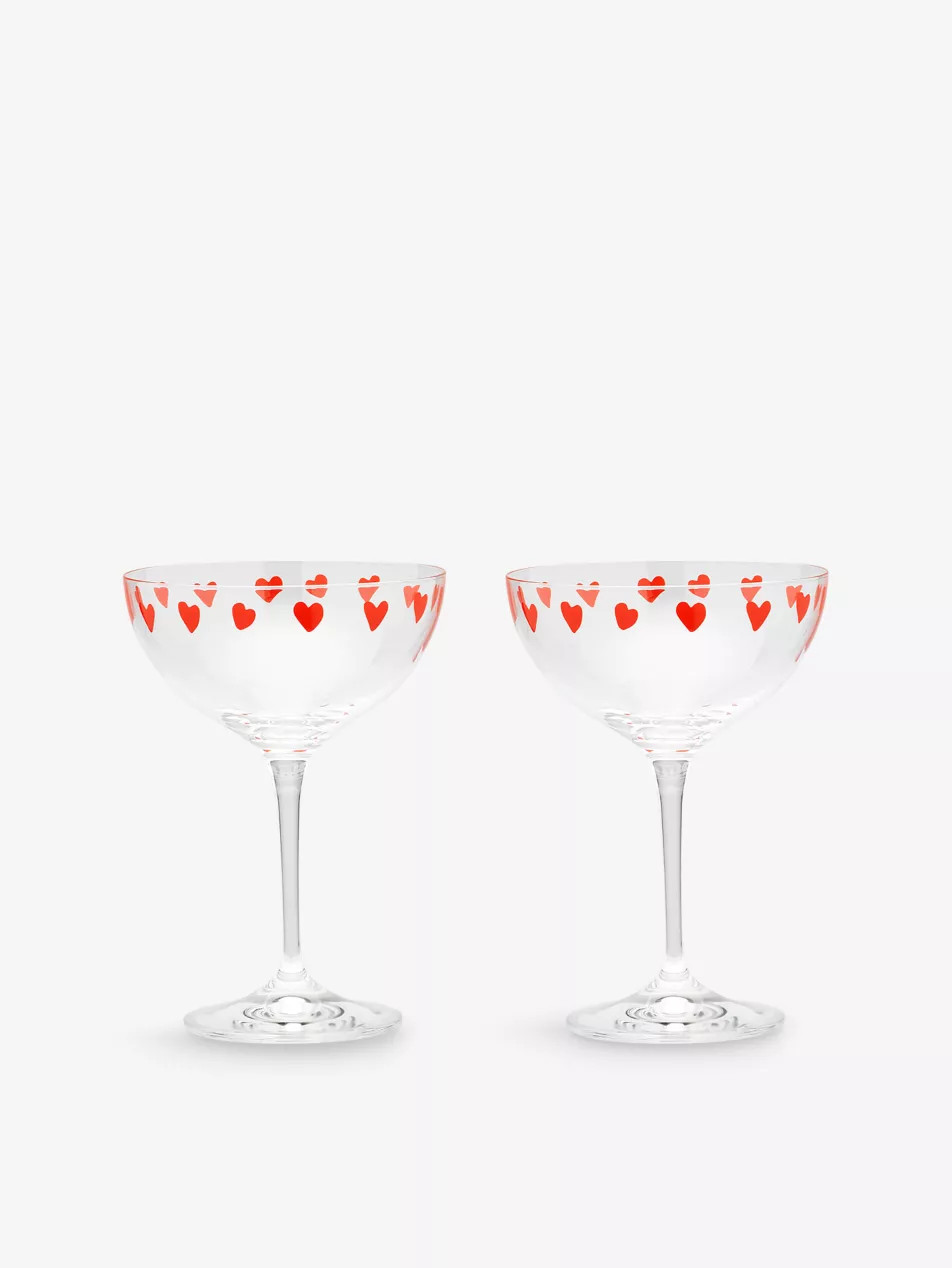 Classic Love champagne glasses set of two | Selfridges
