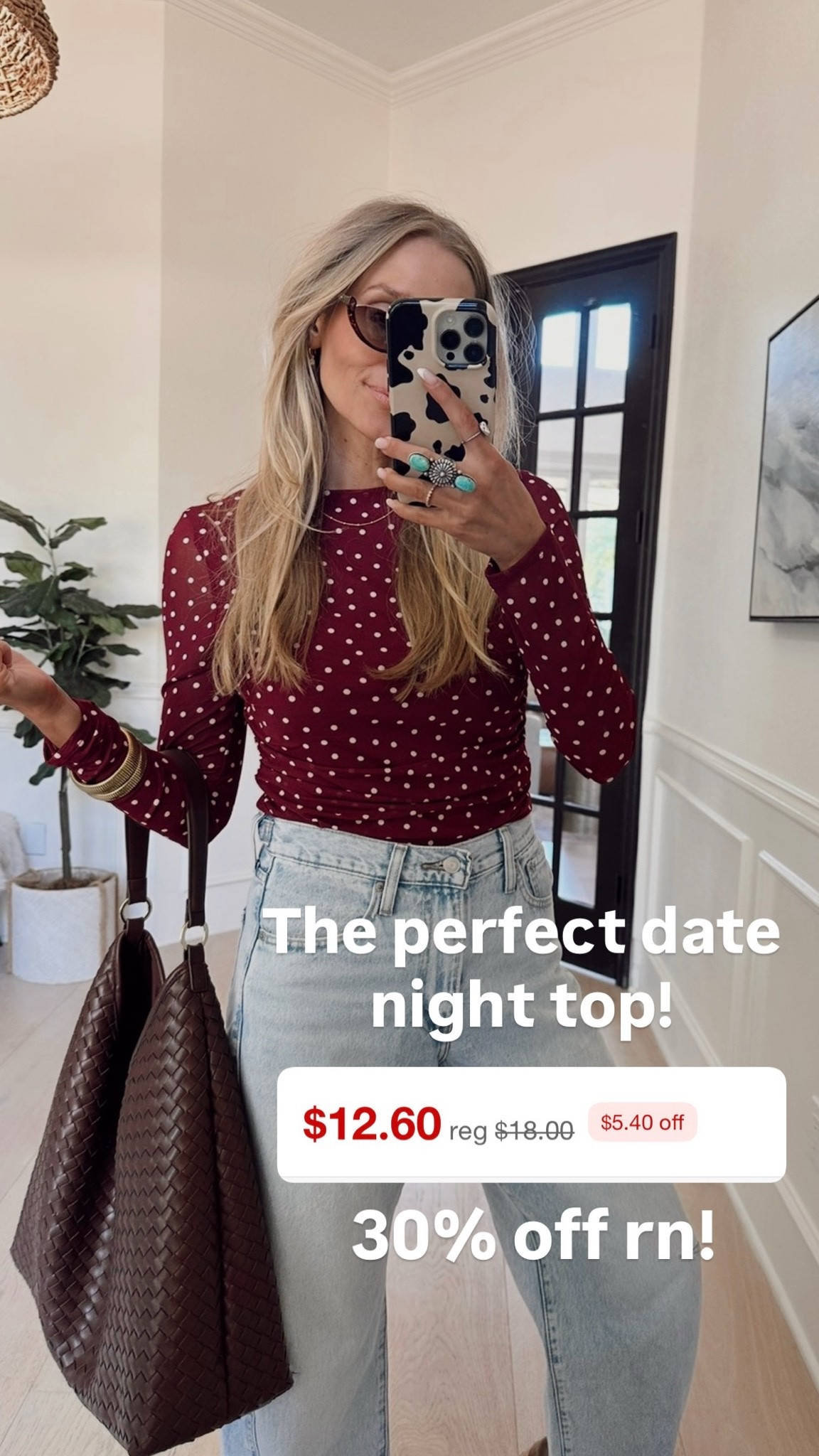 Women’s tops are 30% off rn at Target 🎯 I am loving the polka dots and this color for fall! 🍂✨

#LTKootd #LTKdayinmylife #LTKgrwm
