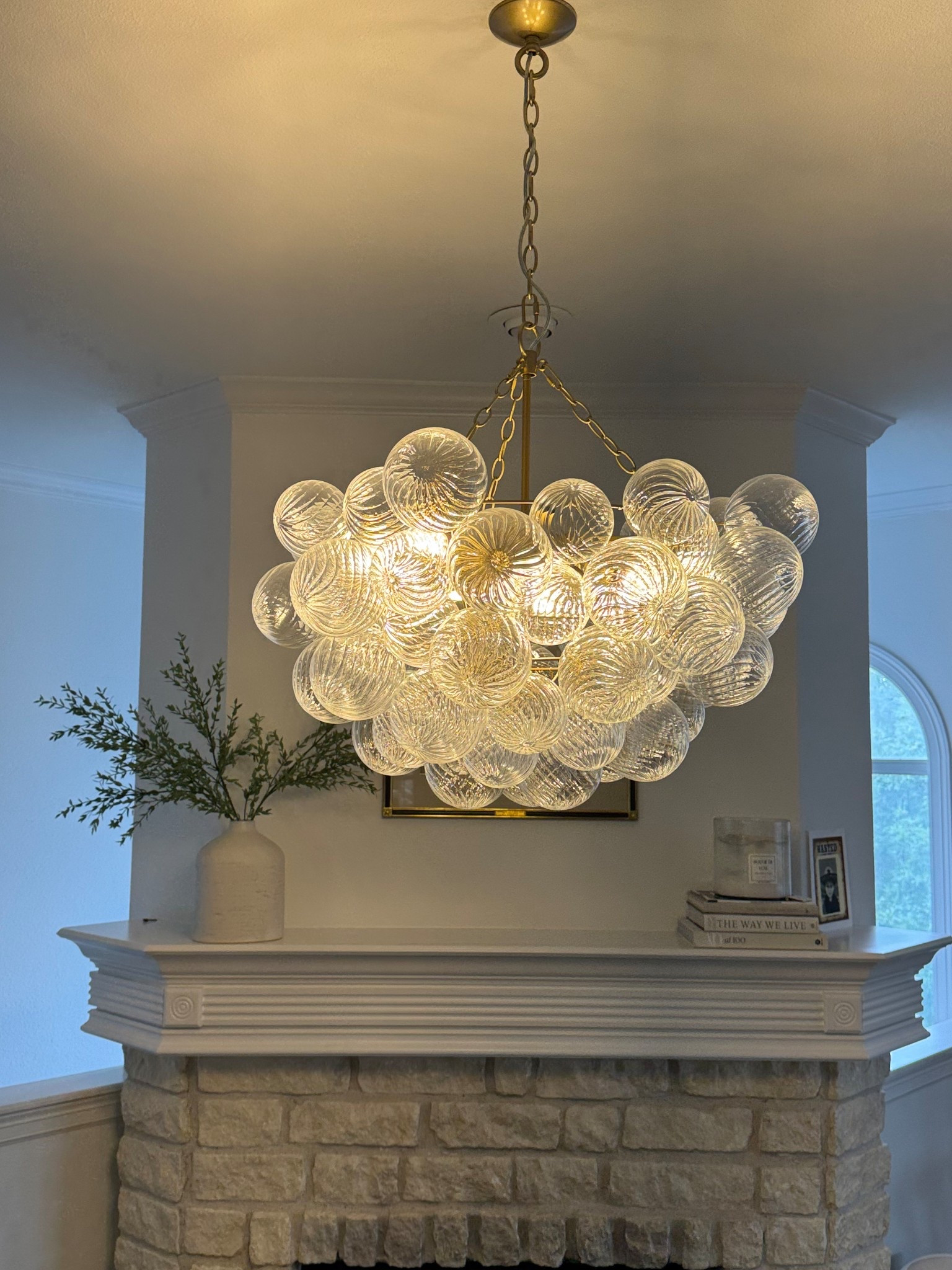Bubble chandelier dupe🤫 I have the 31” x 24” (LR1507). Linked the Visual Comfort version as well. 

#LTKHome