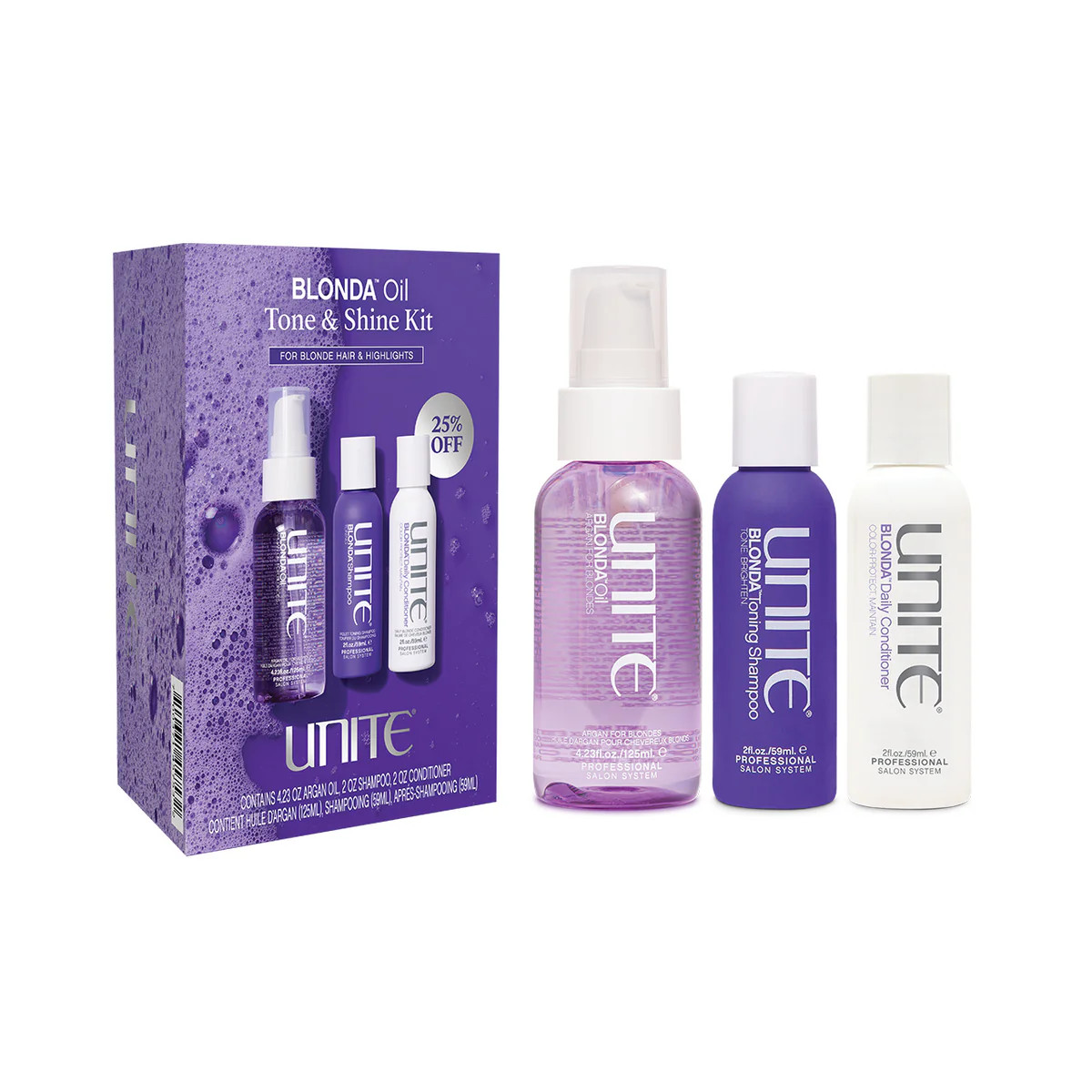 BLONDA Oil Tone & Shine Kit | UNITE Hair