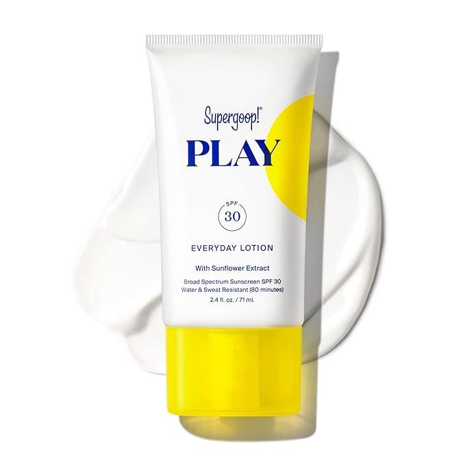 Supergoop! PLAY Everyday SPF 30 Lotion, 2.4 oz - Reef-Friendly, Broad Spectrum Sunscreen for Sens... | Amazon (US)