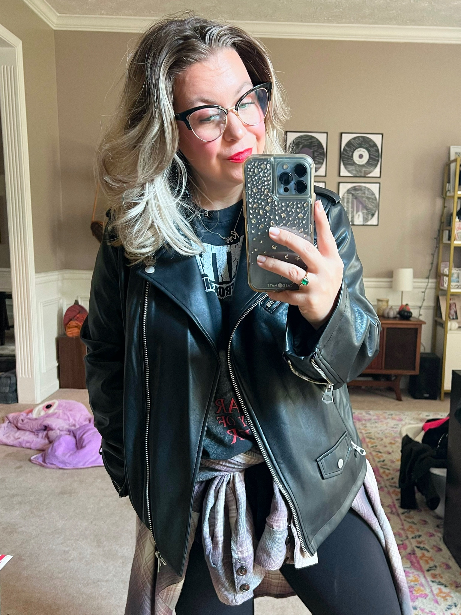 Still loving this leather jacket! Under $50

#LTKstyletip #LTKCyberWeek #LTKfindsunder50