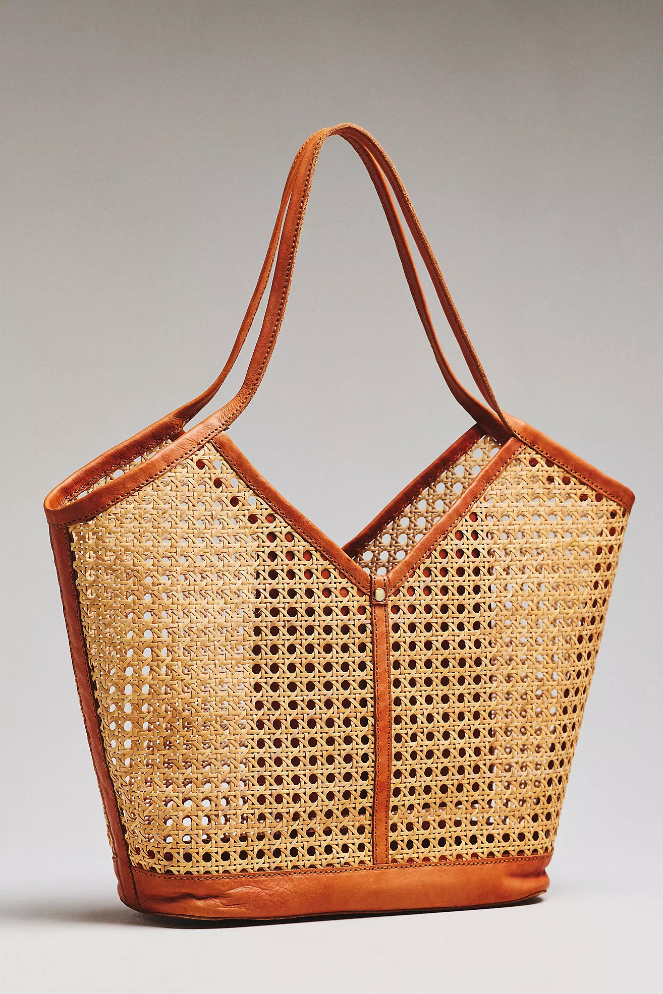 Jelavu Ophelia Handwoven Cane Tote Bag | Anthropologie (US)