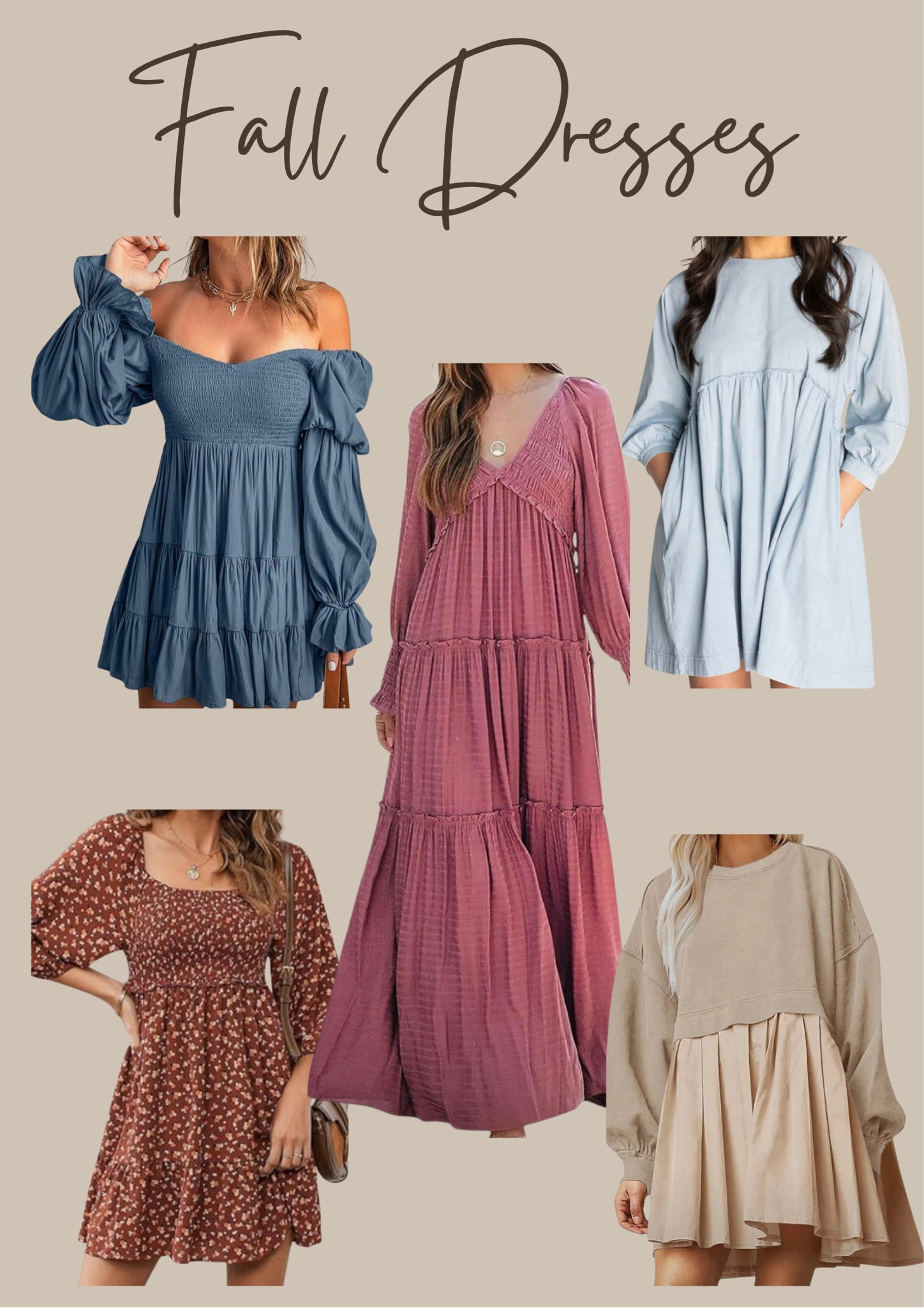 Fall dresses for family photos or senior photos.


#LTKStyleTip #LTKFindsUnder100 #LTKFamily