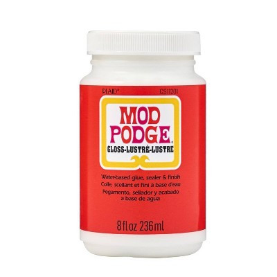 Mod Podge 8oz Craft Glue - Gloss: Clear Sealer for Puzzles & Art, Dries Clear, Glossy Finish | Target