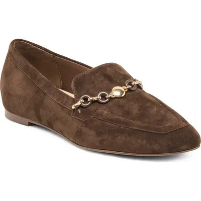 Dolce Vita Kiala Embellished Raffia Loafer in Chocolate Raffia at Nordstrom, Size 9.5 | Nordstrom