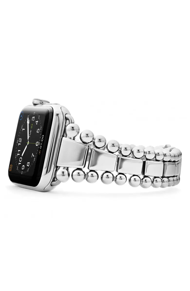 Smart Caviar Stainless Steel Watchband for Apple Watch® | Nordstrom
