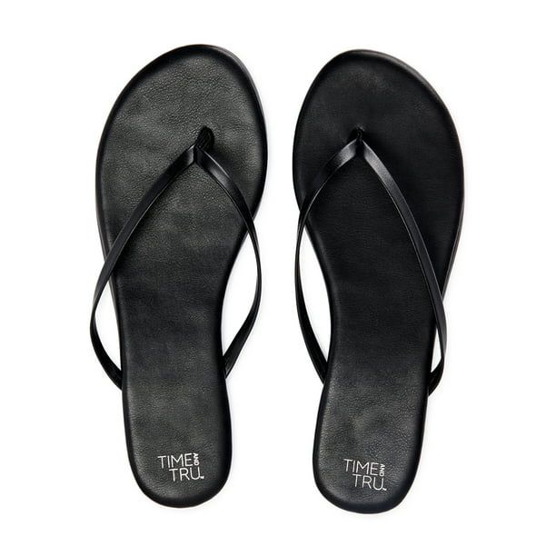 Time and Tru Women's Barely There Sandals - Walmart.com | Walmart (US)