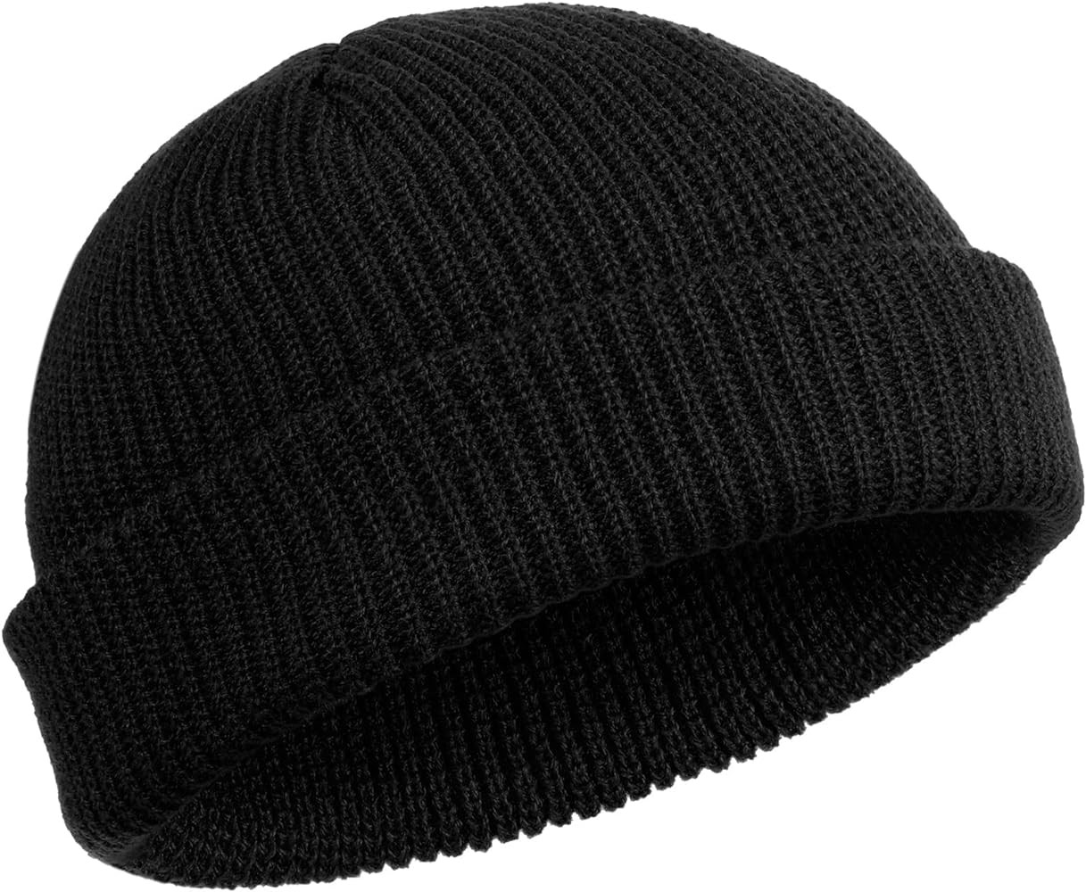 SATINIOR Trawler Beanie Watch Hat Roll-up Edge Skullcap Fisherman Beanie for Women Men | Amazon (US)