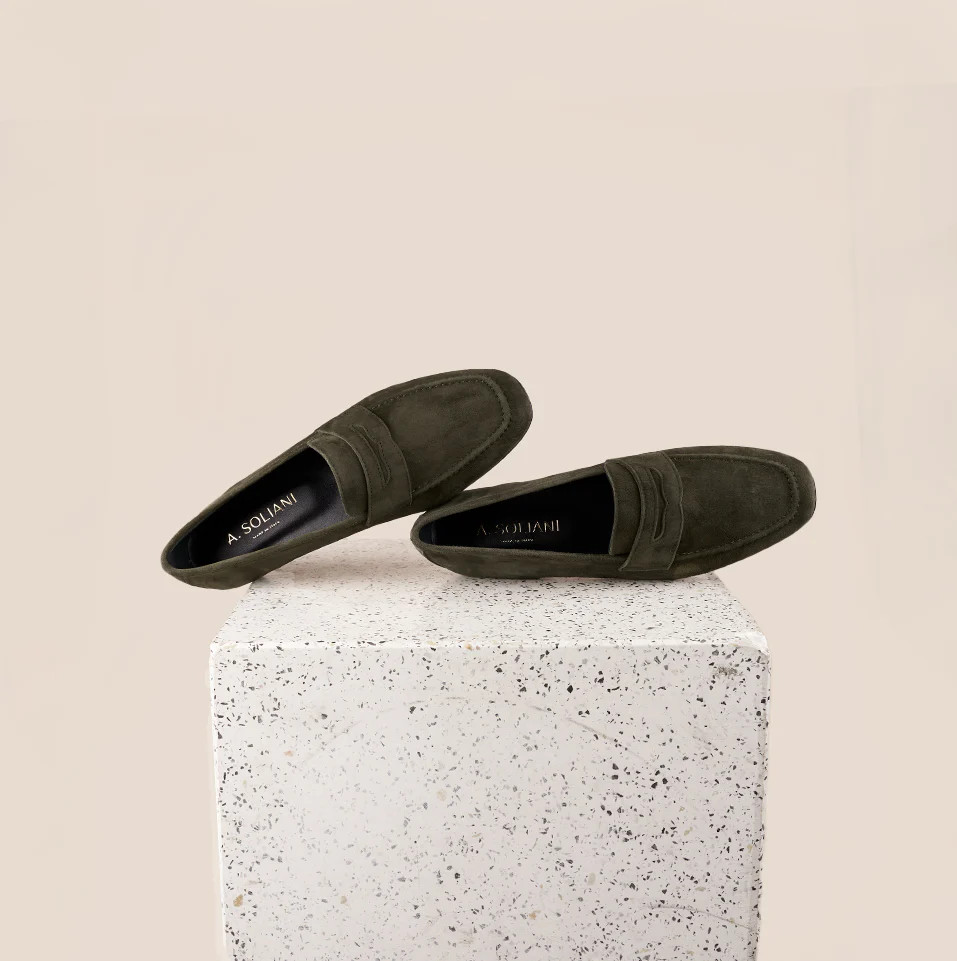 Lodi Due - Army green suede- A. Solaini | A.Soliani