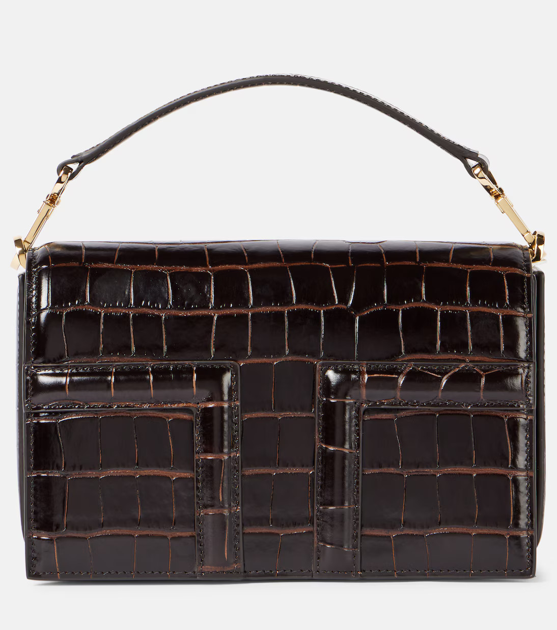T-Flap Mini croc-effect tote bag | Mytheresa (US/CA)