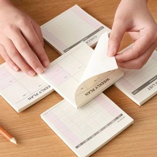 School Time - Mini Schedule Note Pad | YesStyle Global