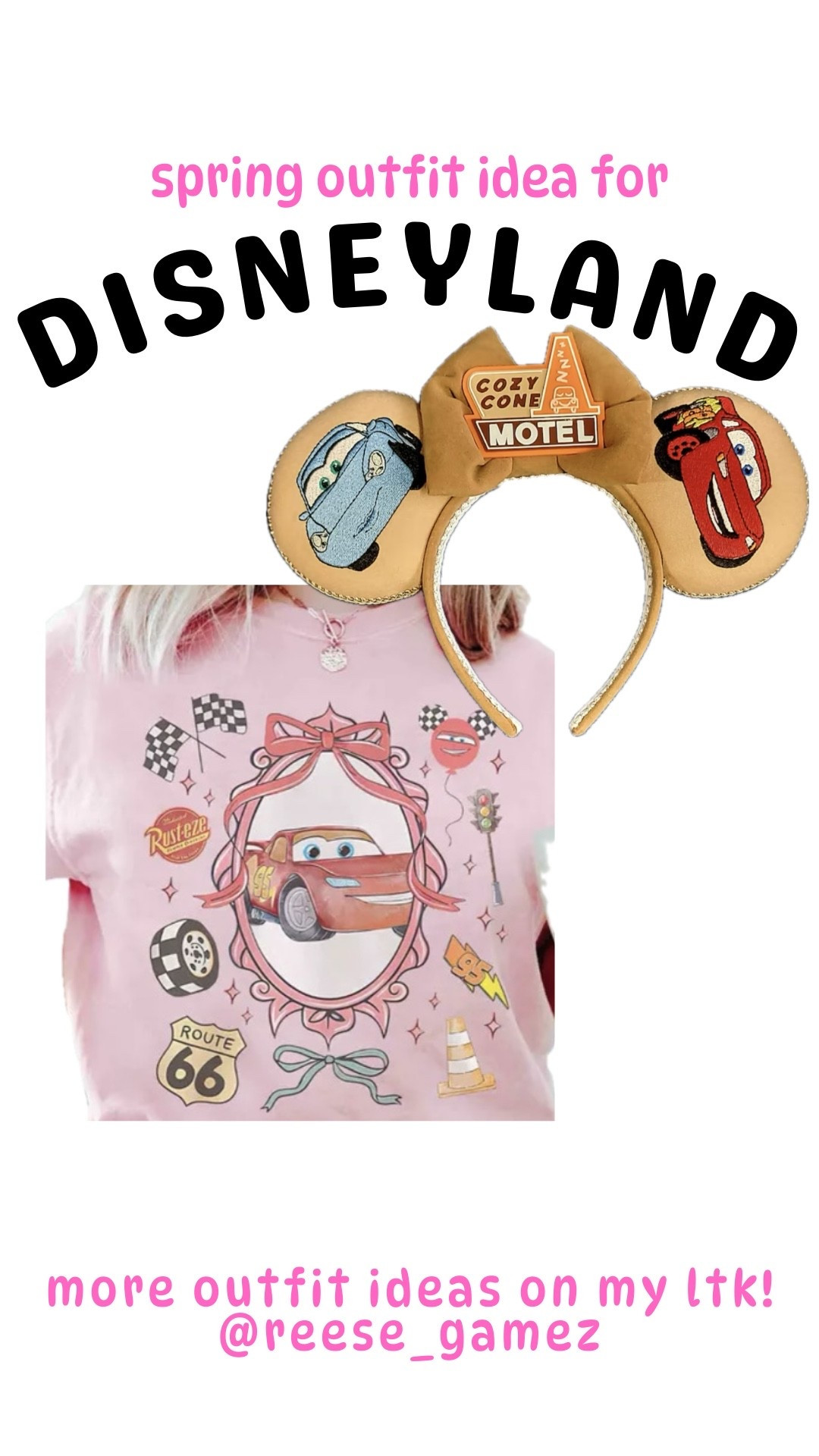 disney outfit, disneyland outfit, disney outfits, disneyland outfits, lightning mcqueen outfit, cars outfit, mickey ears, minnie ears

#LTKootd #LTKSeasonal #LTKTravel