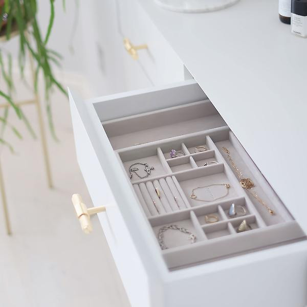 Stackers Medium Expandable Jewelry Storage Tray | The Container Store