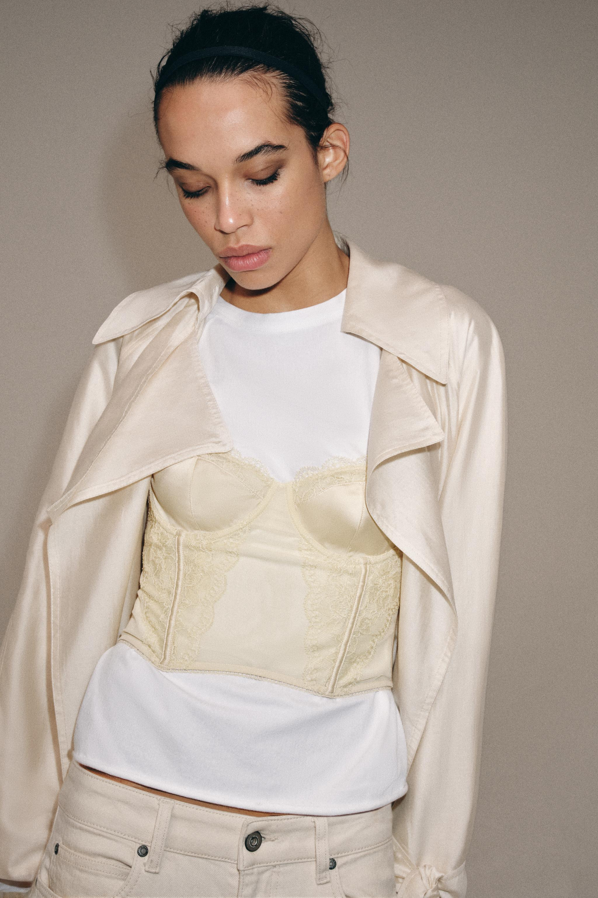 LACE CORSET | Zara UK