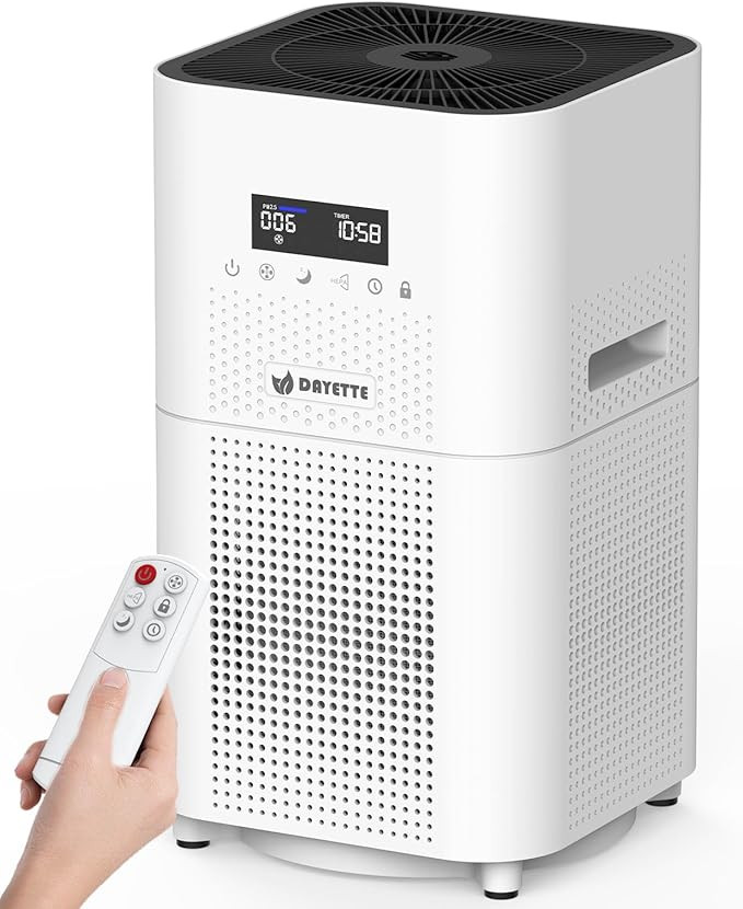 Air Purifiers for Home Large Room up to 3000 Sq Ft, Upgraded H14 Ture Hepa Air Filter, Air Purifi... | Amazon (US)