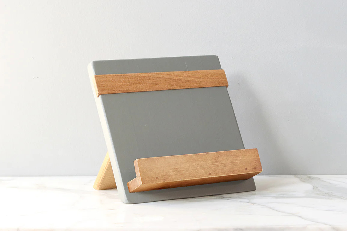 Grey Mod iPad / Cookbook Holder | etúHOME