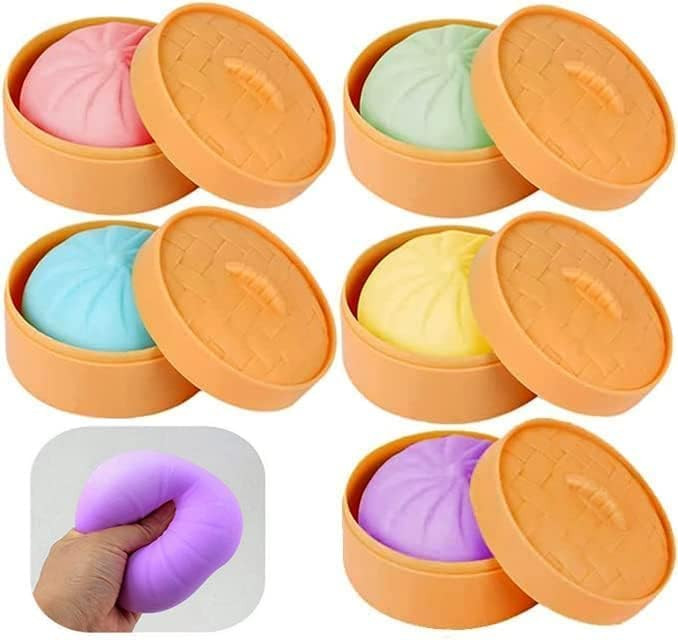 Home&Husky Colorful Dumpling Squishy Stress Balls Sensory Toys Fidgets, Pop It Stress Ball Squish... | Amazon (US)