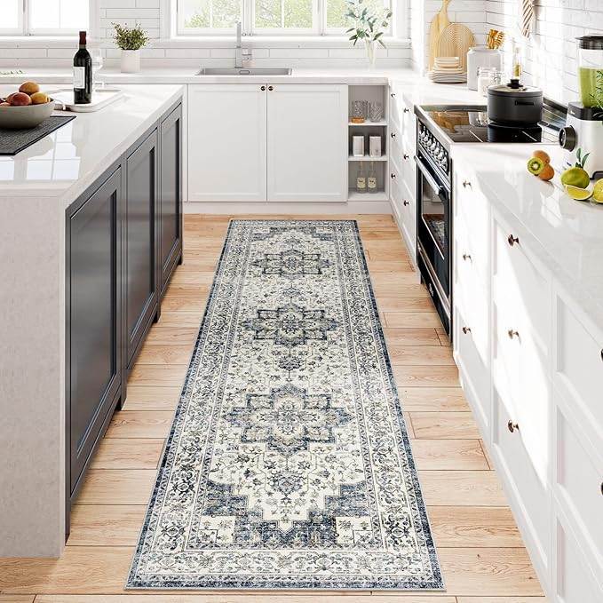 Dripex Boho Runner Rug-2x8 Washable Distressed Hallway Runner Oriental Medallion Carpet Runner No... | Amazon (US)