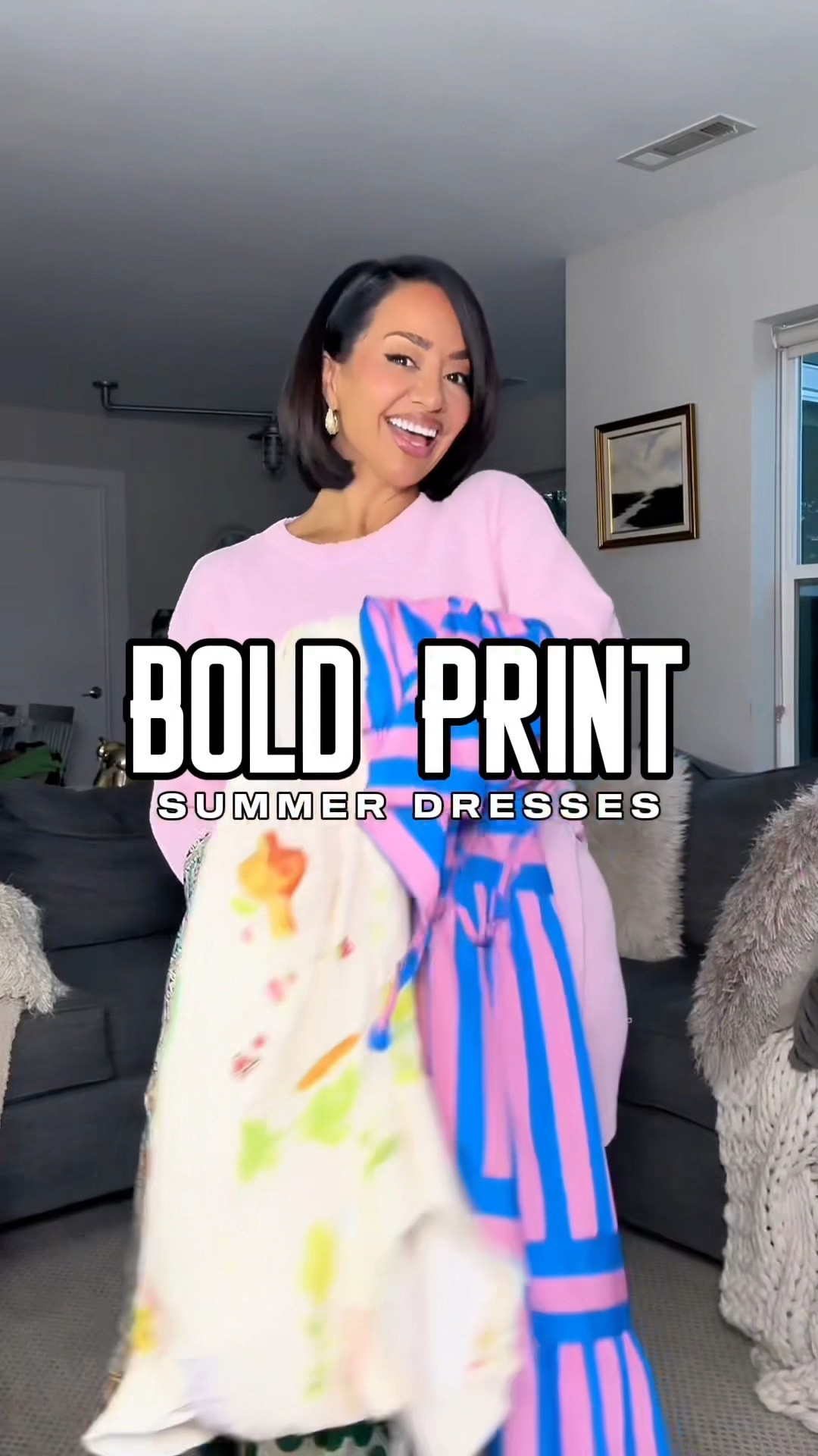 Bold print dresses for any summer party ☀️🫶🏽❣️

Sizing ⬇️

5’3 
Size 8 / Medium
Bust: 34DDD
Waist: 28”
Hips: 43”

Dress 1, 3 and 4 - Medium
Dress 2 - Large 

midi dress, maxi dress, wedding guest dress, beach dress, summer outfit, over 40, petite curvy 

#LTKPetite #LTKStyleTip #LTKOver40