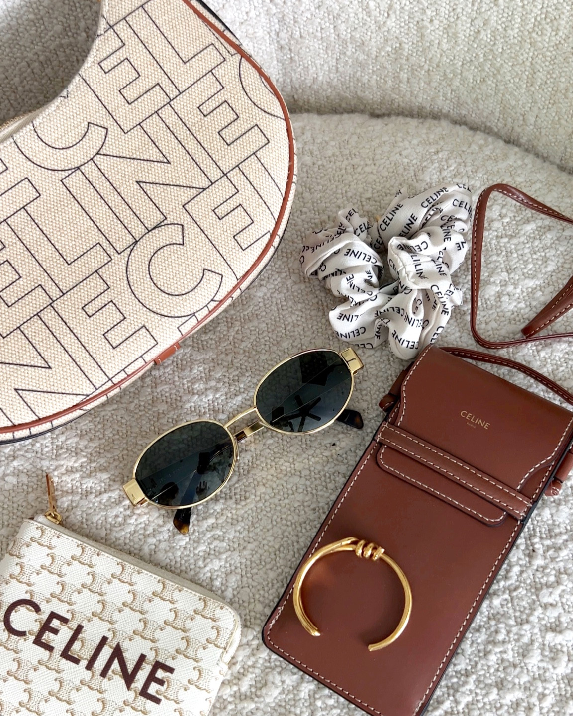Celine Triomphe Logo Oval Acetate … curated on LTK