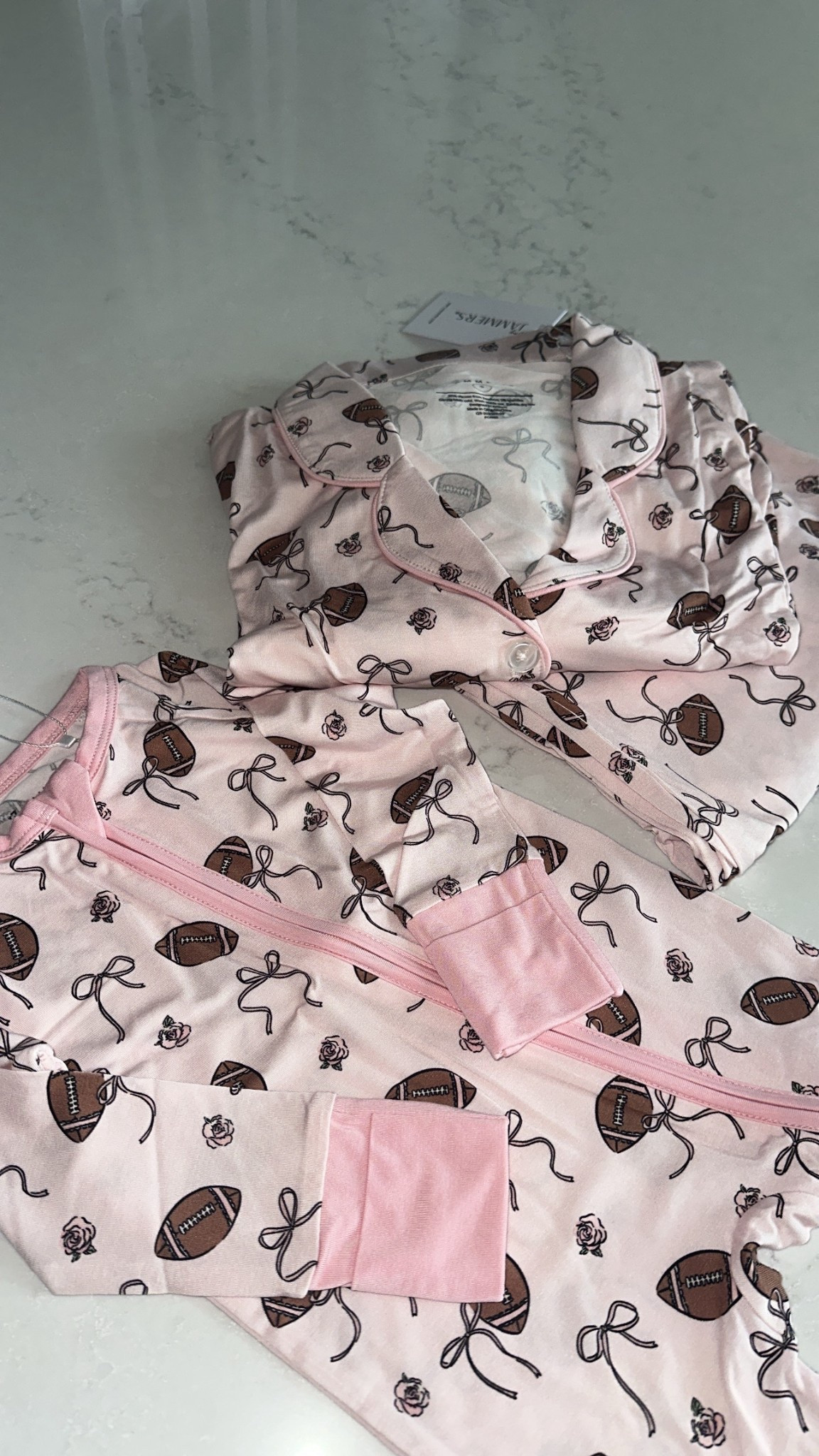 Football Season is here!  You better believe my baby and I will be matching in these🩷🥹