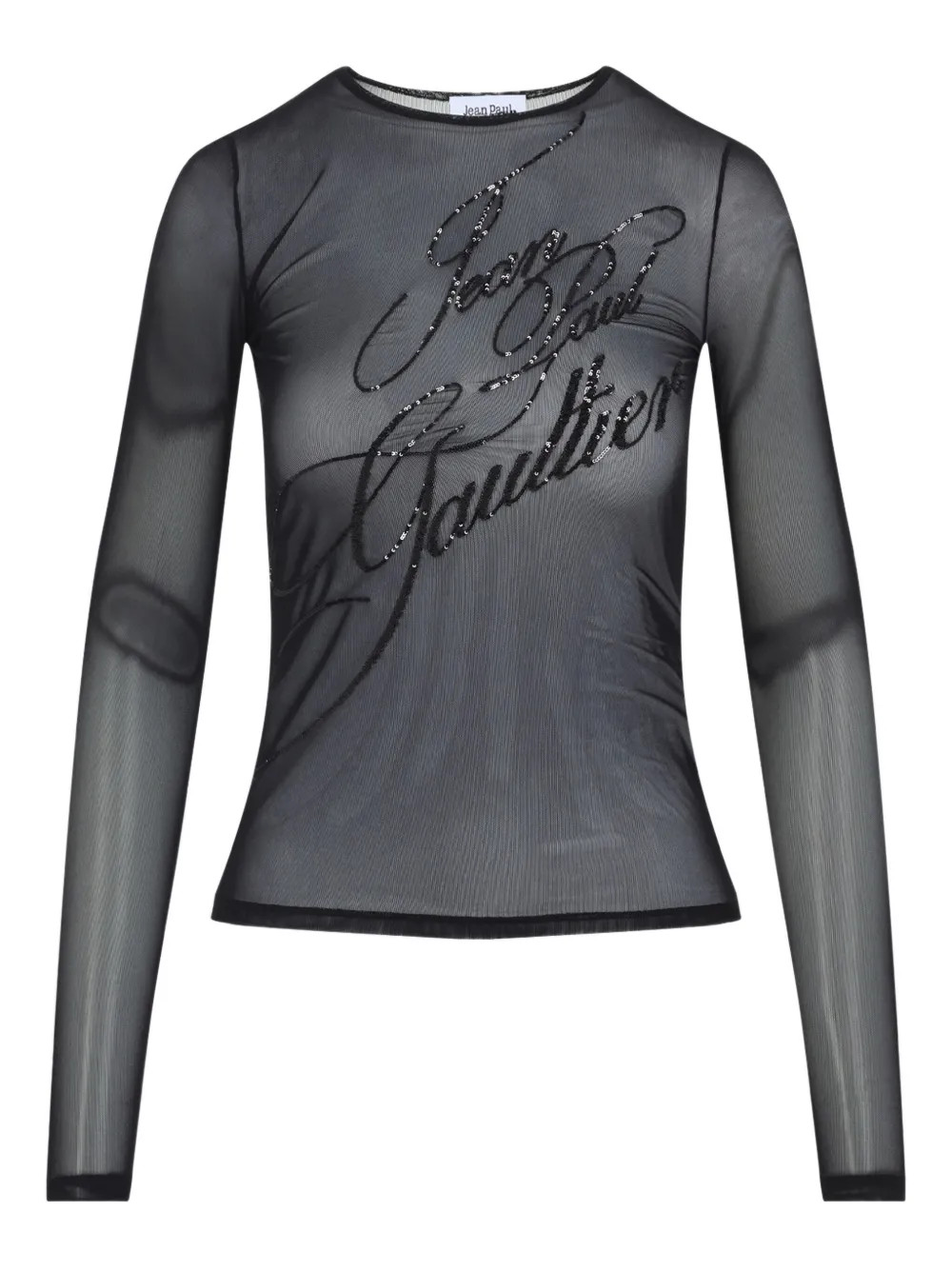 Jean Paul Gaultier logo-embellished T-shirt | Black | FARFETCH | Farfetch Global