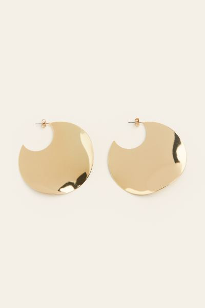 Large Earrings - Gold-colored - Ladies | H&M US | H&M (US + CA)