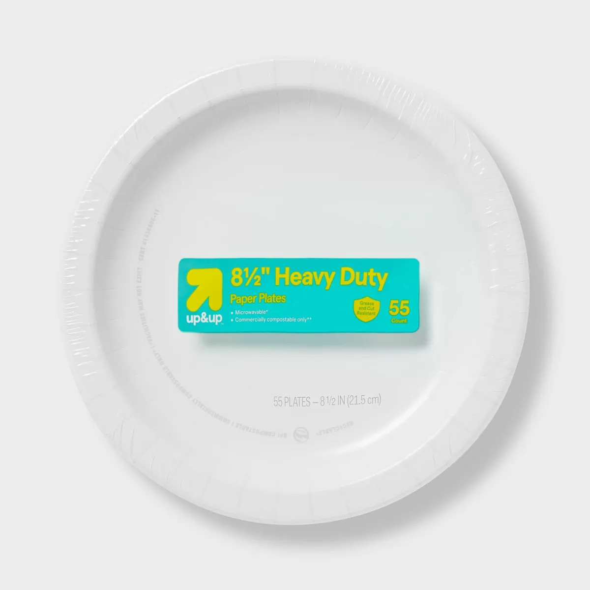 White Paper Plates 8.5" - 55ct- up&up™ | Target
