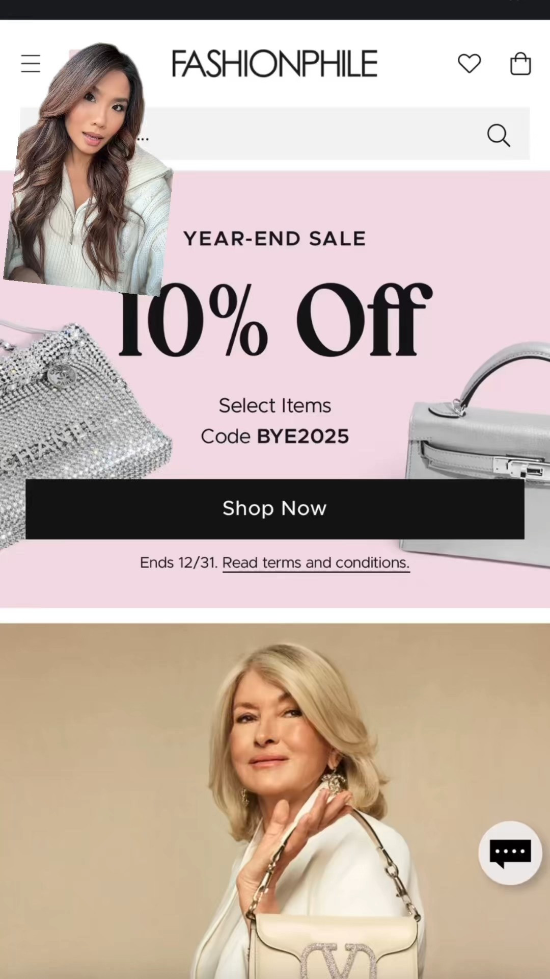 @fashionphile finds! You can use code BYE2025 for 10% off select items for their year end sale #fashionphilepartner #fashionphilefinds #fashionphile