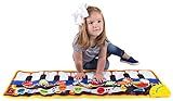 Step Piano Mat for Kids, Keyboard Mat with Musical Keys, Instrument Sounds, Record, Playback, Demo M | Amazon (US)