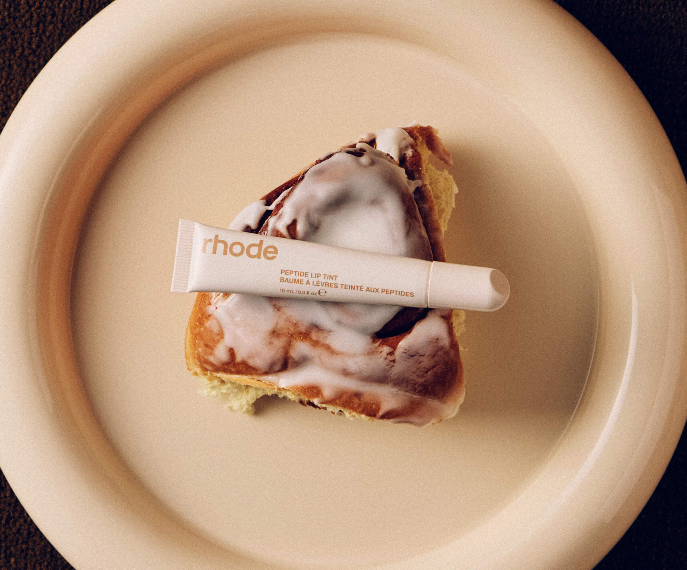 peptide lip tint cinnamon roll | rhode skin