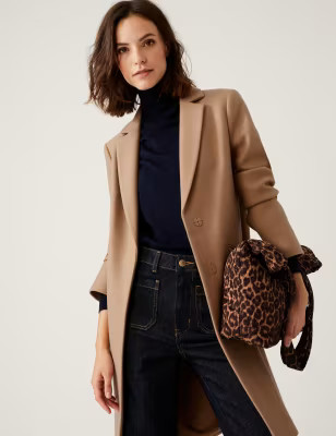Collared Single Breasted Coat | M&S Collection | M&S | Marks & Spencer (UK)