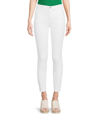 Perfect Fit Skinny Twill Crop Pants | Dillard's
