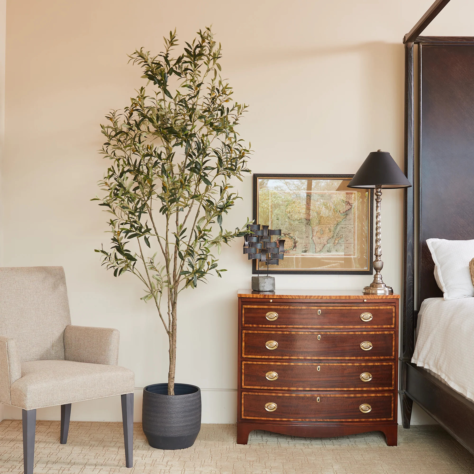 7' Artificial Wispy Olive Tree | CG Hunter