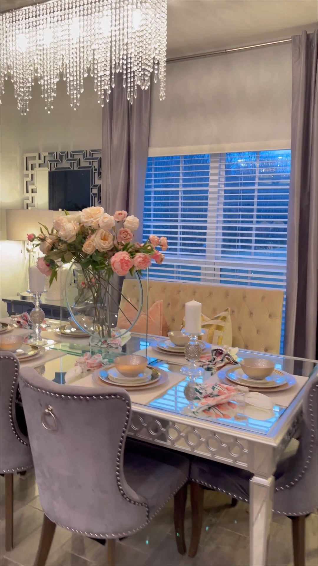 The gorgeous vase is the centerpiece of the table 

#LTKSaleAlert